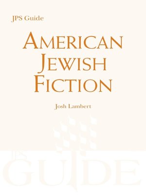 cover image of American Jewish Fiction